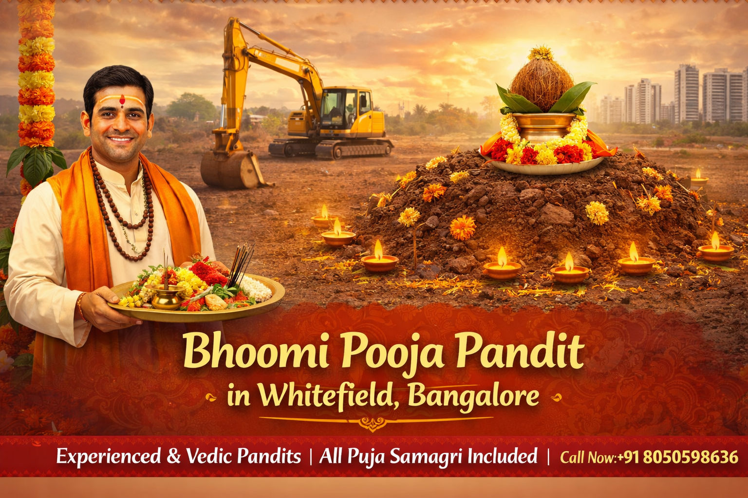 Bhoomi Pooja Pandit in Whitefield