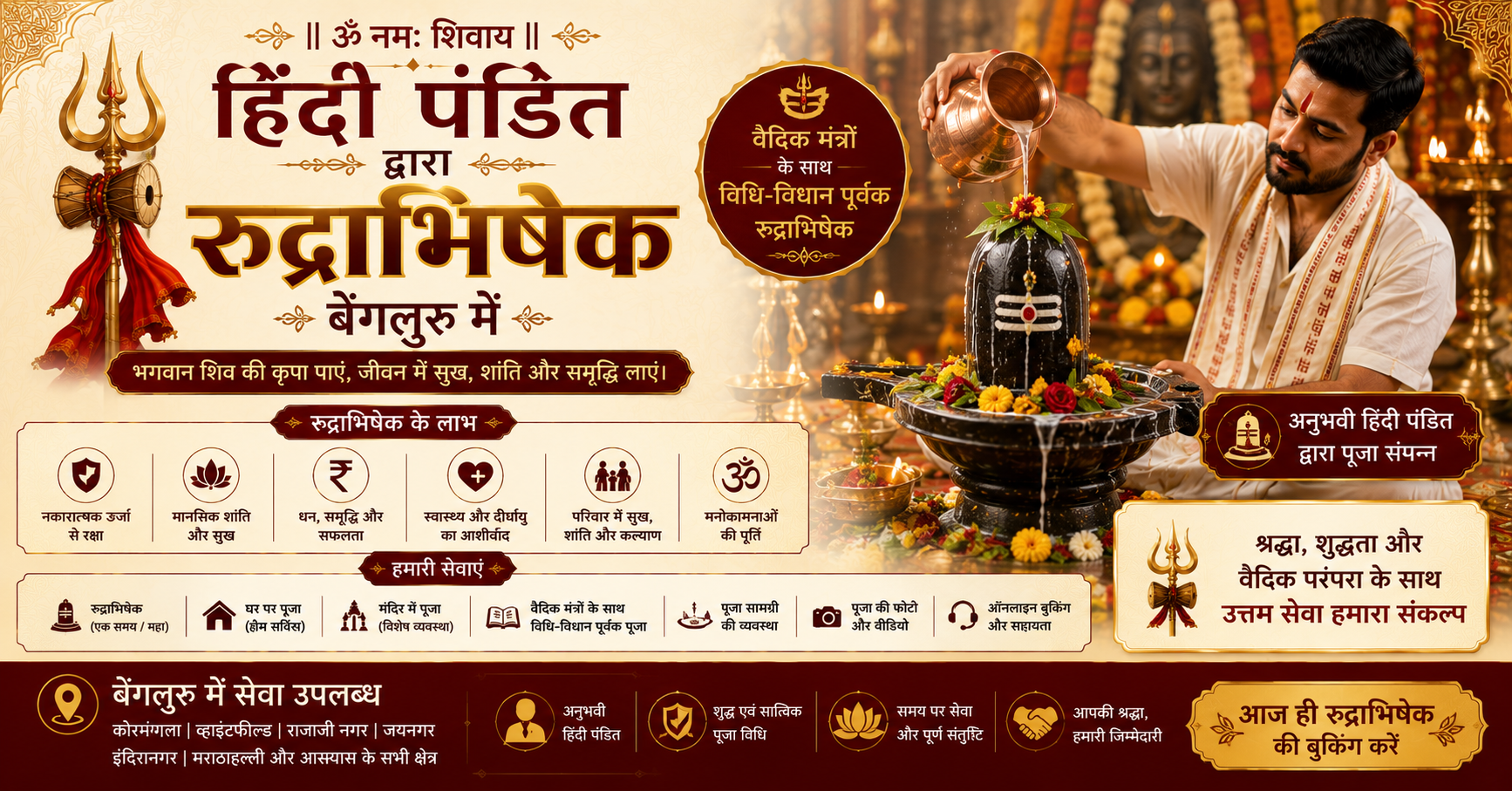 hindi pandit rudrabhishek