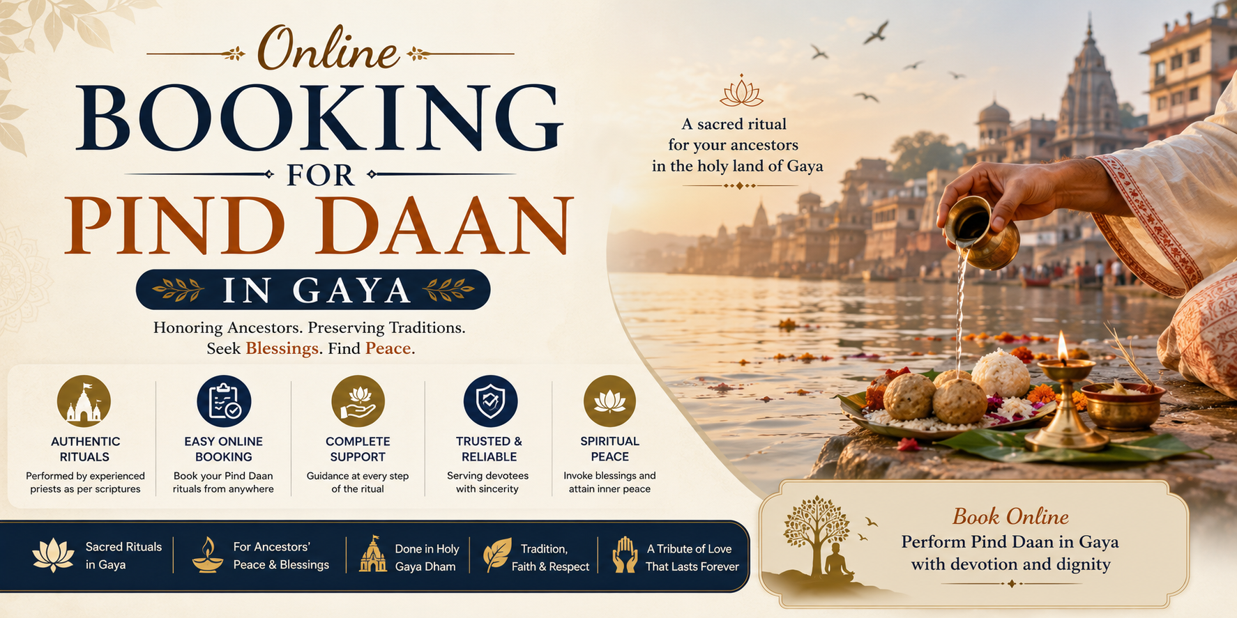 Online Booking for Pind Daan in Gaya
