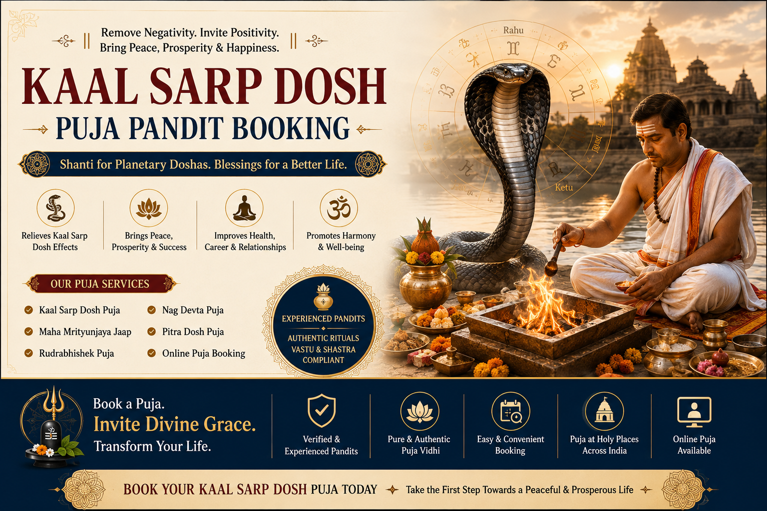 Kaal Sarp Dosh Puja Pandit Booking
