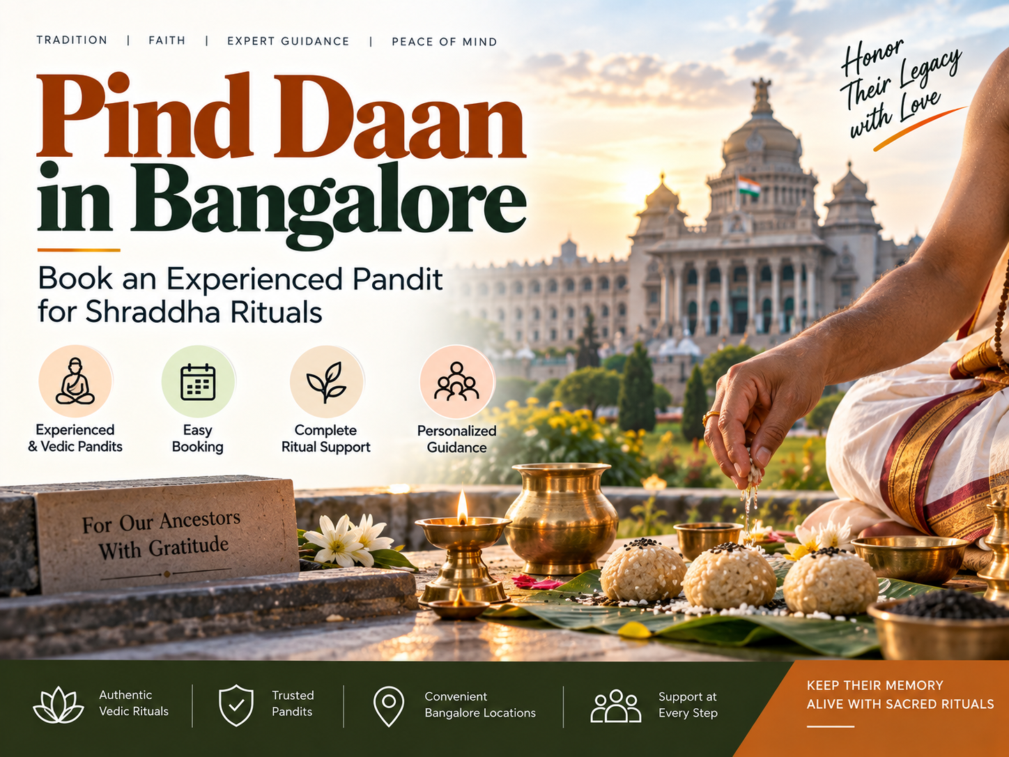 Pind Daan in Bangalore: Book an Experienced Pandit for Shraddha Rituals