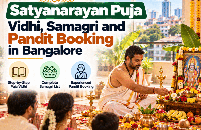 Satyanarayan Puja Vidhi, Samagri and Pandit Booking in Bangalore